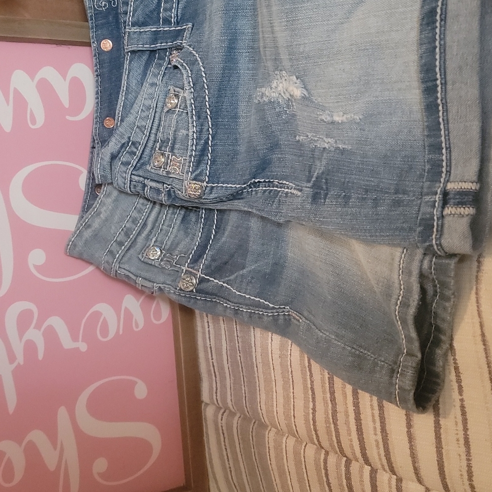 2 pair miss me jean shorts